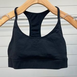 Pact Women's Black Modern Racerback Bralette Small